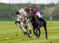 Gerald Balding Cup polo action Robyn Skincare v Saracens