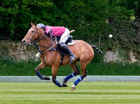 Gerald Balding Cup polo action Robyn Skincare v Saracens
