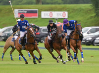 Gold Cup Polo action between King Power Foxes and La Bamba de Areco