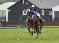 Gold Cup Polo action between King Power Foxes and La Bamba de Areco