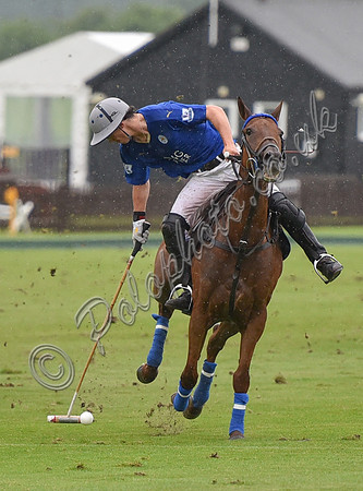 Gold Cup Polo action between King Power Foxes and La Bamba de Areco