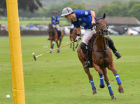 Gold Cup Polo action between King Power Foxes and La Bamba de Areco