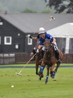 Gold Cup Polo action between King Power Foxes and La Bamba de Areco
