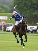 Gold Cup Polo action between King Power Foxes and La Bamba de Areco