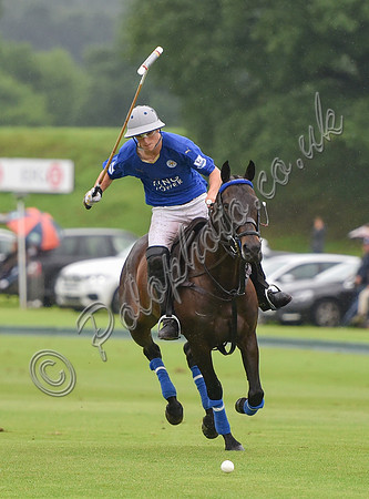 Gold Cup Polo action between King Power Foxes and La Bamba de Areco