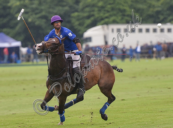 Gold Cup Polo action of Facundo Pieres, King Power Foxes