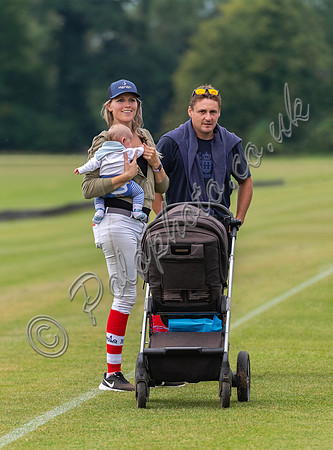 Lorna Broughton, with Coco and Mikey Howe
