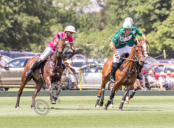 Polo action, 2024 Gold Cup, Cowdray Park Polo Club