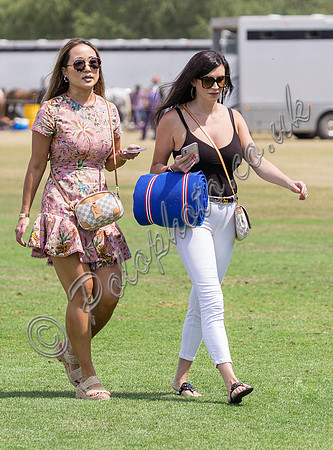 Treading in at polo match