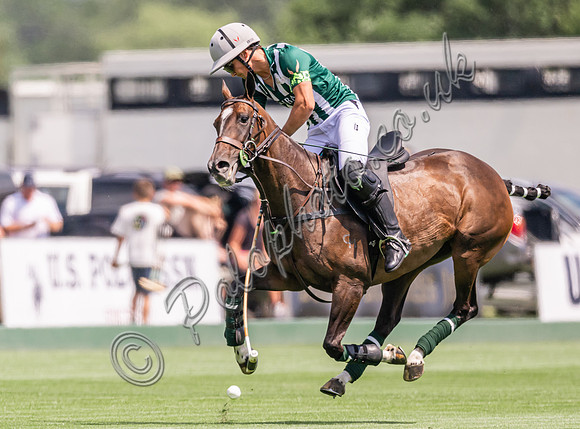 Polo action, 2024 Gold Cup, Cowdray Park Polo Club
