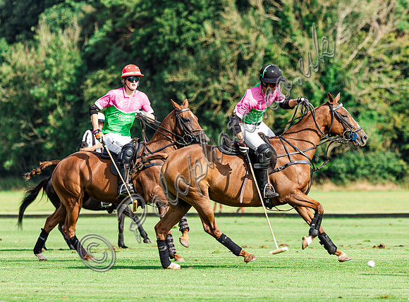 Polo action and presentation of the Syreford Plate NPM subsidiary at Cirencester Park