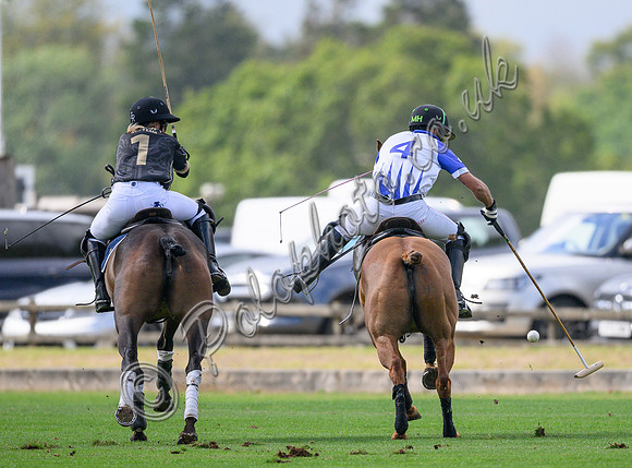 Chairman's Cup Polo action, 2026, Cirencester Park Polo Club
