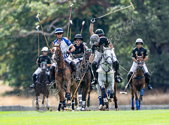 Chairman's Cup Polo action, 2026, Cirencester Park Polo Club