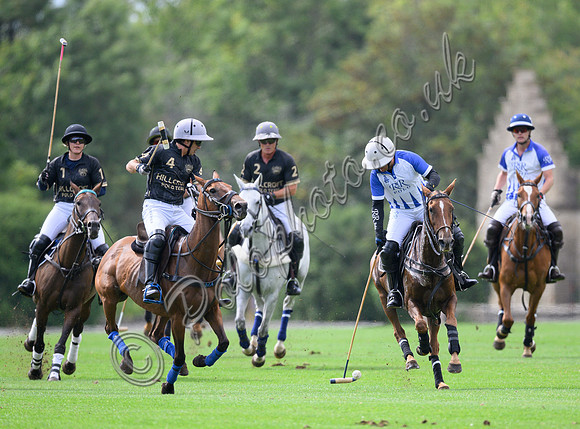 Chairman's Cup Polo action, 2026, Cirencester Park Polo Club
