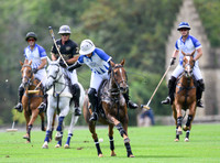 Chairman's Cup Polo action, 2026, Cirencester Park Polo Club