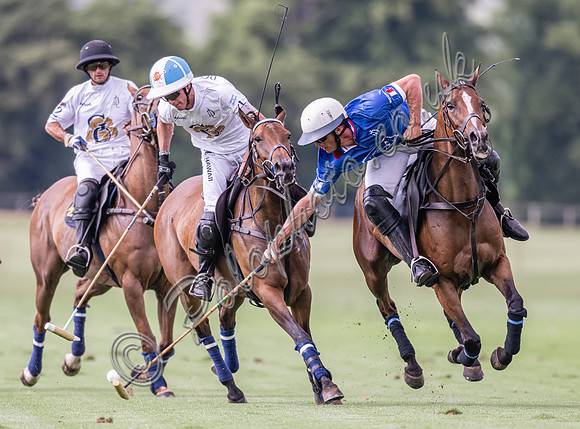 Polo action, 2024 Gold Cup, Cowdray Park Polo Club