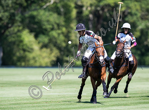 Polo action, 2025 Gold Cup quarter finals, Cowdray Park Polo Club