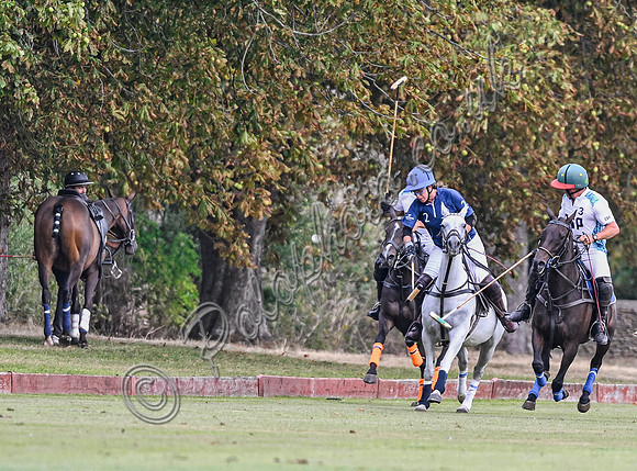 Polo action, Wichenford Bowl 2025 semi-final match, Beaufort Polo Club