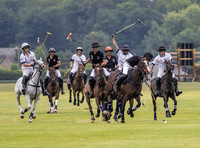 Polo action, County Cup 2025 league match, Cirencester Park