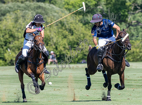 Polo action, 2025 Gold Cup quarter finals, Cowdray Park Polo Club