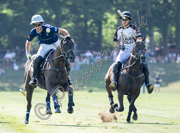 Polo action, 2025 Gold Cup quarter finals, Cowdray Park Polo Club