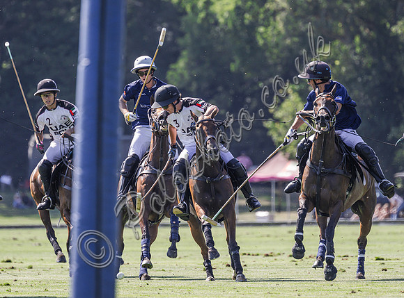 Polo action, 2025 Gold Cup quarter finals, Cowdray Park Polo Club