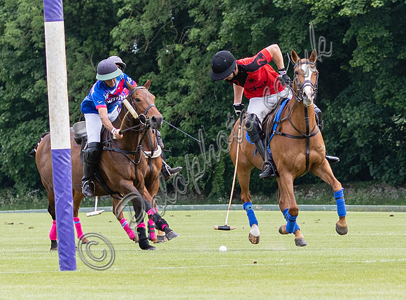 Polo action, June 12 Goal, Cirencester Park
