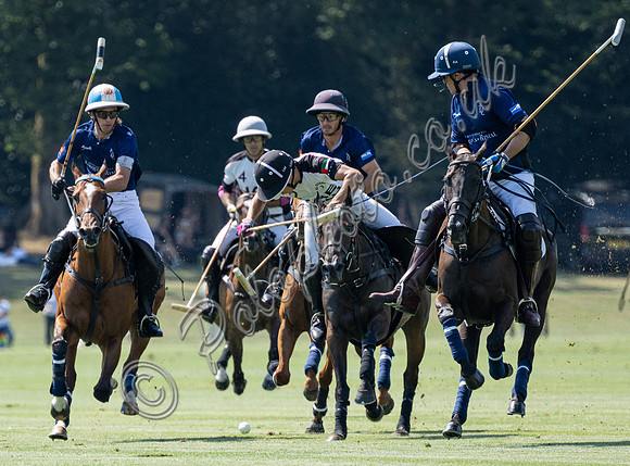 Polo action, 2025 Gold Cup quarter finals, Cowdray Park Polo Club