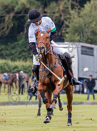 Polo action, Warwickshire Cup 2024 at Cirencester Park