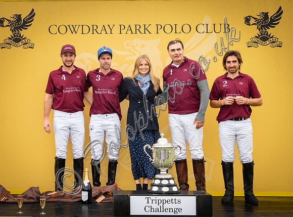 Presentation of the Trippetts Challenge James Wentworth Stanley Memorial trophy
