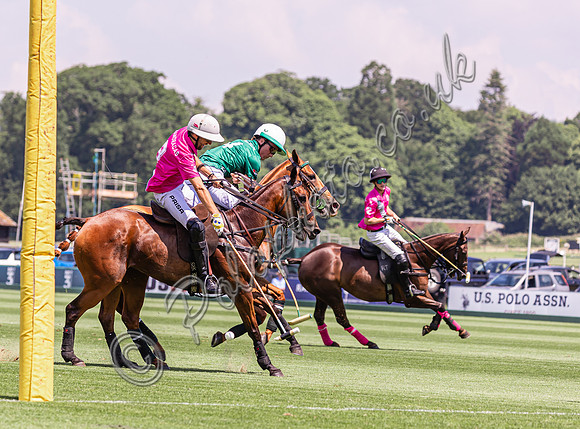 Polo action, 2024 Gold Cup, Cowdray Park Polo Club