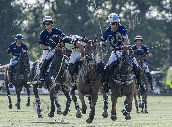 Polo action, 2025 Gold Cup quarter finals, Cowdray Park Polo Club
