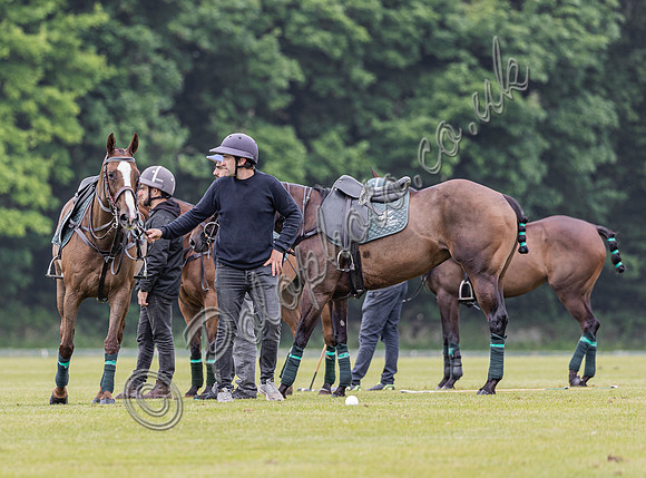 Polo action, Warwickshire Cup 2024 at Cirencester Park