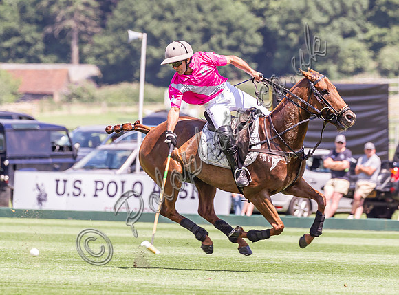 Polo action, 2024 Gold Cup, Cowdray Park Polo Club