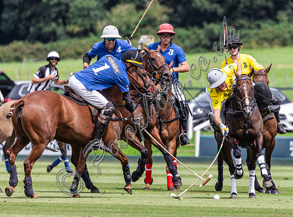 Polo action, Holden White Final 2024, Cowdray Park Polo Club