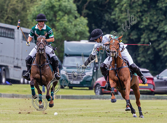 Polo action, Warwickshire Cup 2024 at Cirencester Park