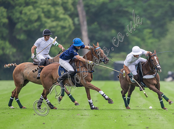 Polo action, 2024 Gold Cup, Cowdray Park Polo Club
