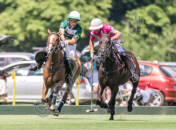 Polo action, 2024 Gold Cup, Cowdray Park Polo Club