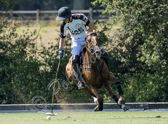 Polo action, 2025 Gold Cup quarter finals, Cowdray Park Polo Club