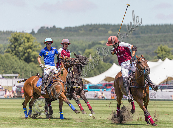 polo action Gold Cup quarter finals 2022, Cowdray Park Polo Club