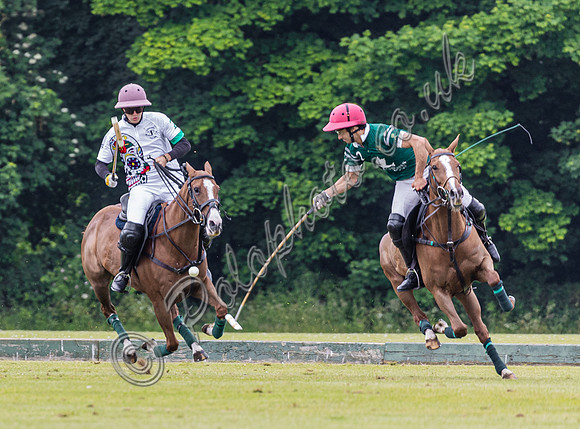 Polo action, Warwickshire Cup 2024 at Cirencester Park