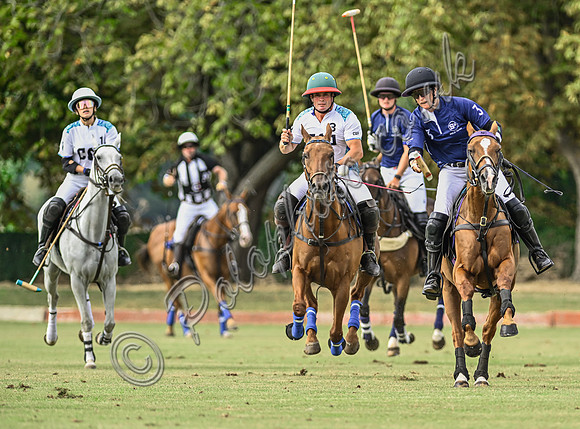 Polo action, Wichenford Bowl 2025 semi-final match, Beaufort Polo Club