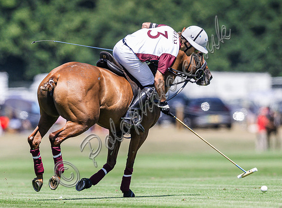Polo action, 2025 Gold Cup quarter finals, Cowdray Park Polo Club