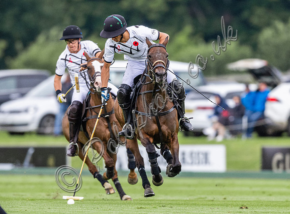 Polo action, 2024 Gold Cup, Cowdray Park Polo Club