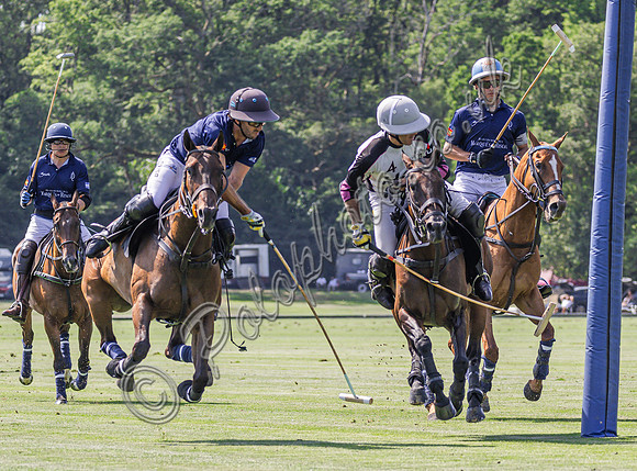 Polo action, 2025 Gold Cup quarter finals, Cowdray Park Polo Club