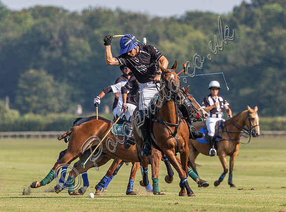 Polo action, County Cup 2025 league match, Cirencester Park