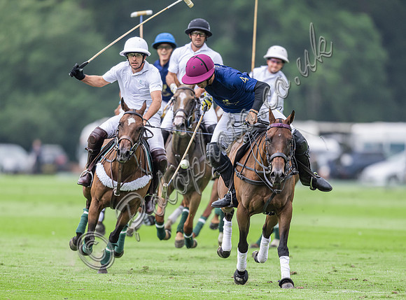 Polo action, 2024 Gold Cup, Cowdray Park Polo Club