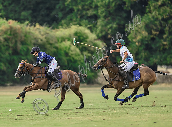 Polo action, Wichenford Bowl 2025 semi-final match, Beaufort Polo Club