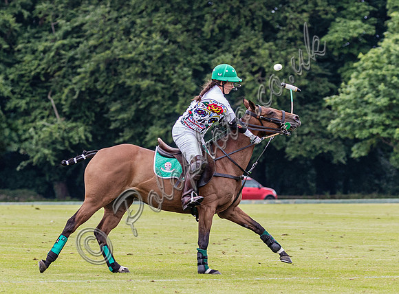 Polo action, Warwickshire Cup 2024 at Cirencester Park