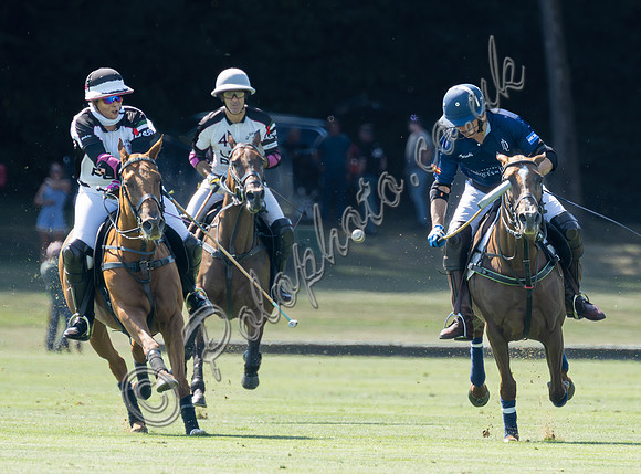 Polo action, 2025 Gold Cup quarter finals, Cowdray Park Polo Club